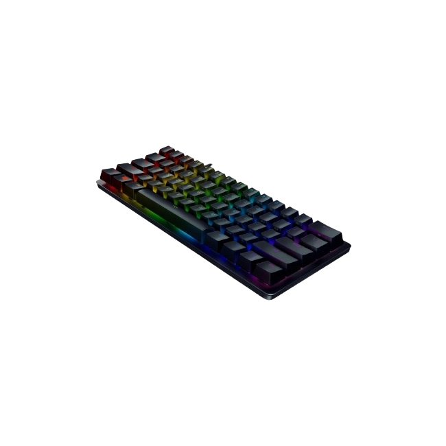 TECLADO GAMING RAZER HUNTSMAN MINI RETROILUMINADO QWERTY COLOR NEGRO