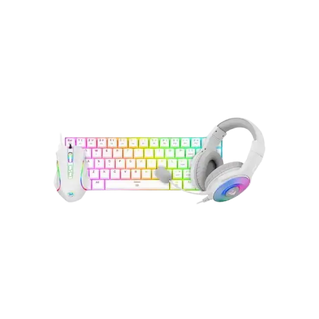 Combo Gaming Redragon S129W Teclado + Ratón + Auriculares 3.5mm RGB-2