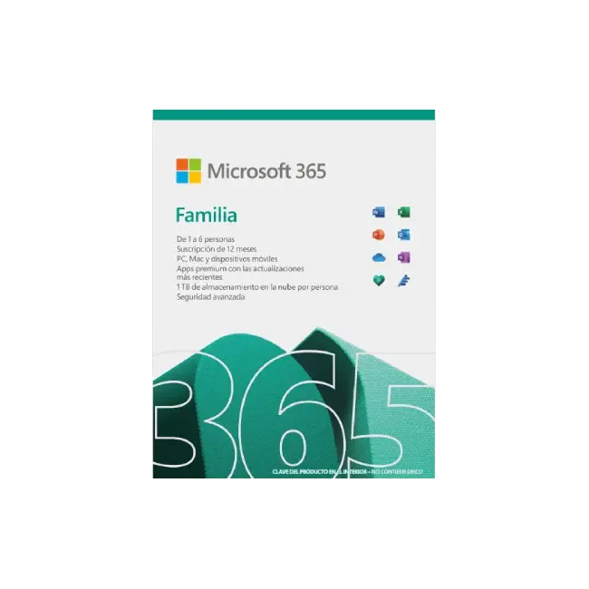 Microsoft 365 Family - Subscription - Windows - PK Lic 1YR Online LatAm-2