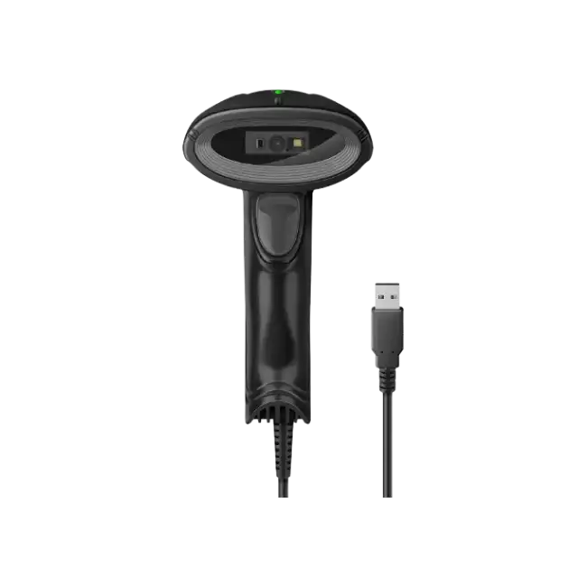 Lector de Codigo de Barras SAT LI102N+  1D cableado USB-3