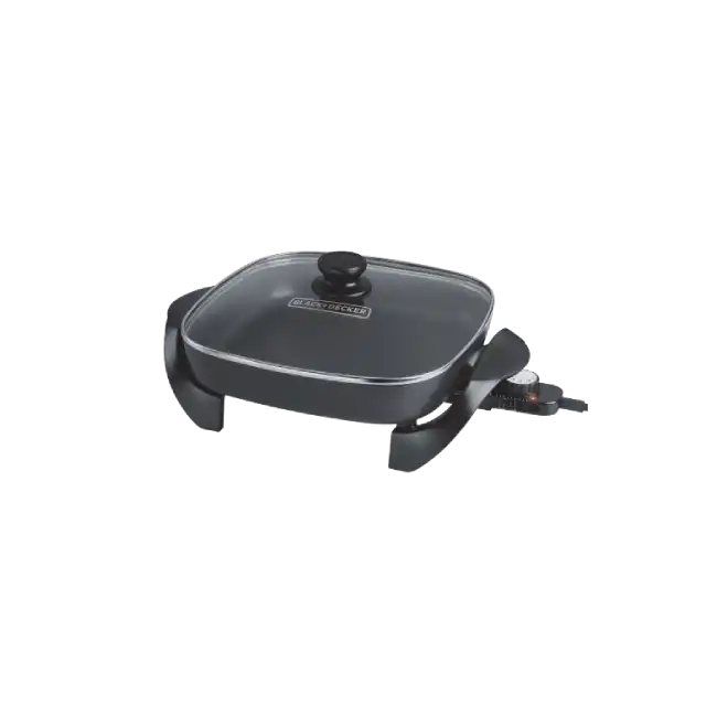 Sarten Electrico Black+Decker SK1212B 12" Contol de Temperatura Superficie Antiadherente