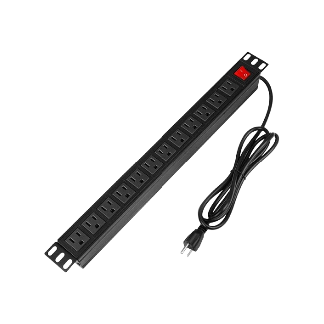 PDU para Gabinetes Sprywire SW-PD10 10 Puertos con Protector de Sobrecargas-3