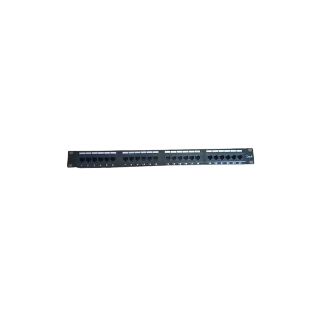 Patch Panel Sprywire SW-PP24B 24 Puertos CAT6 con Soporte Para Cables-4