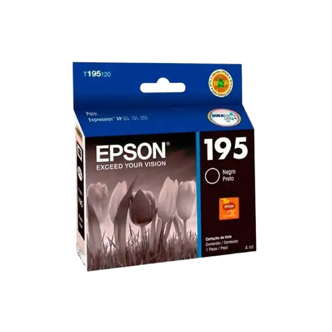 CARTUCHO DE TINTA T195120-AL T195 NEGRO EPSON