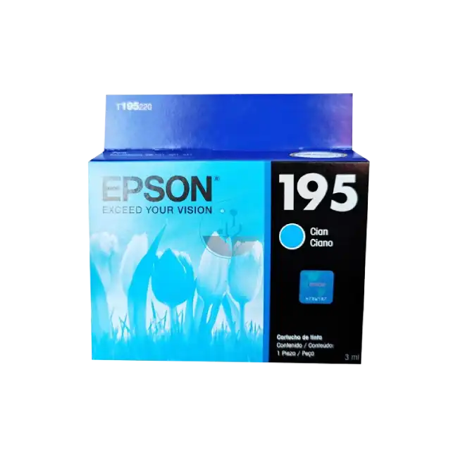 CARTUCHO DE TINTA T195220-AL T195 CIAN EPSON-2