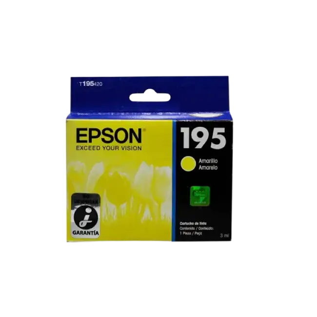 CARTUCHO DE TINTA T195420-AL T195 AMARILLO EPSON-4