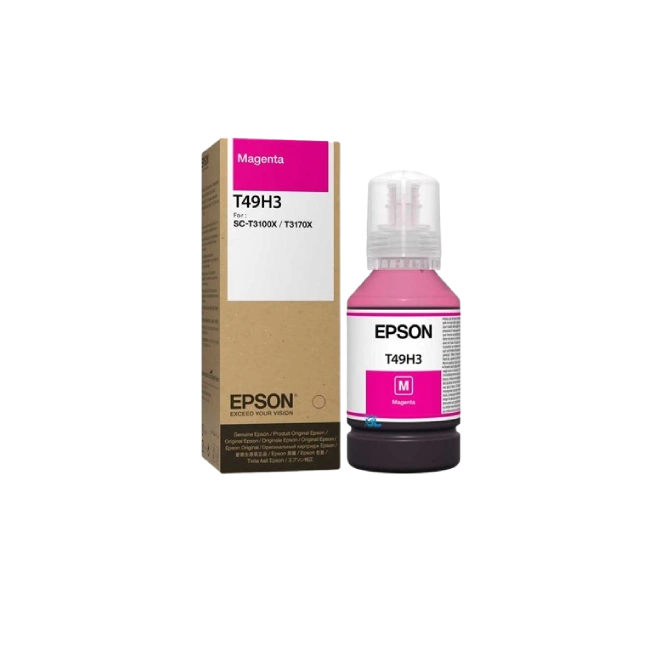 EPSON T49H MAGENTA INK BOTTLE 140ML FOR T3170X-3