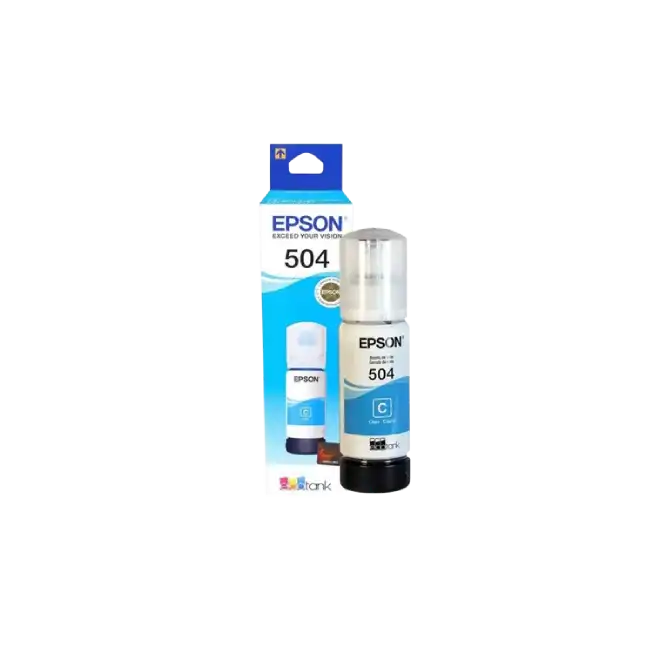 Epson T504 - 70ml - Cyan-4