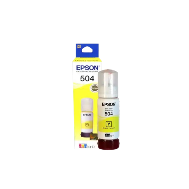 TINTA PARA IMPRESORA EPSON T504420-AL L4150 L4160 COLOR AMARILLO-2