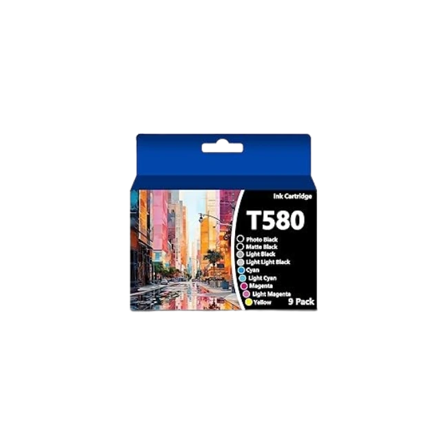 Epson T580, 80 ml Matte Black UltraChrome K3 Ink Cartridge-2