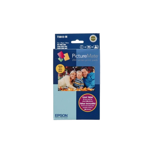 PICTUREMATE PAL (PM-200) - Print Pack 100 Sheets Matte-2