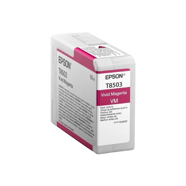 Epson T850, UltraChrome Vivid Magenta Ink Cartridge-1