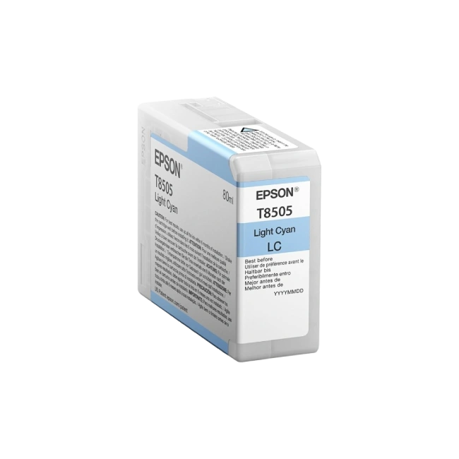 Epson T850, UltraChrome Light Cyan Ink Cartridge-1