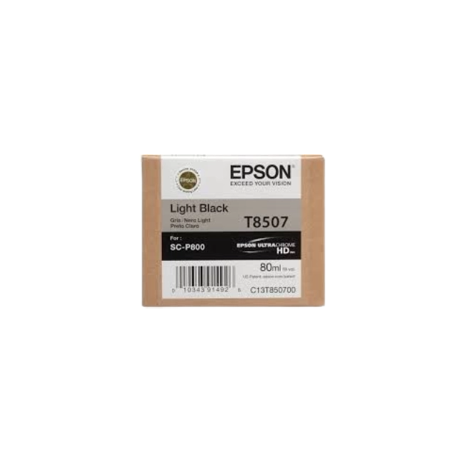 Epson T850, UltraChrome HD Light Light Black Ink Cartridge-2