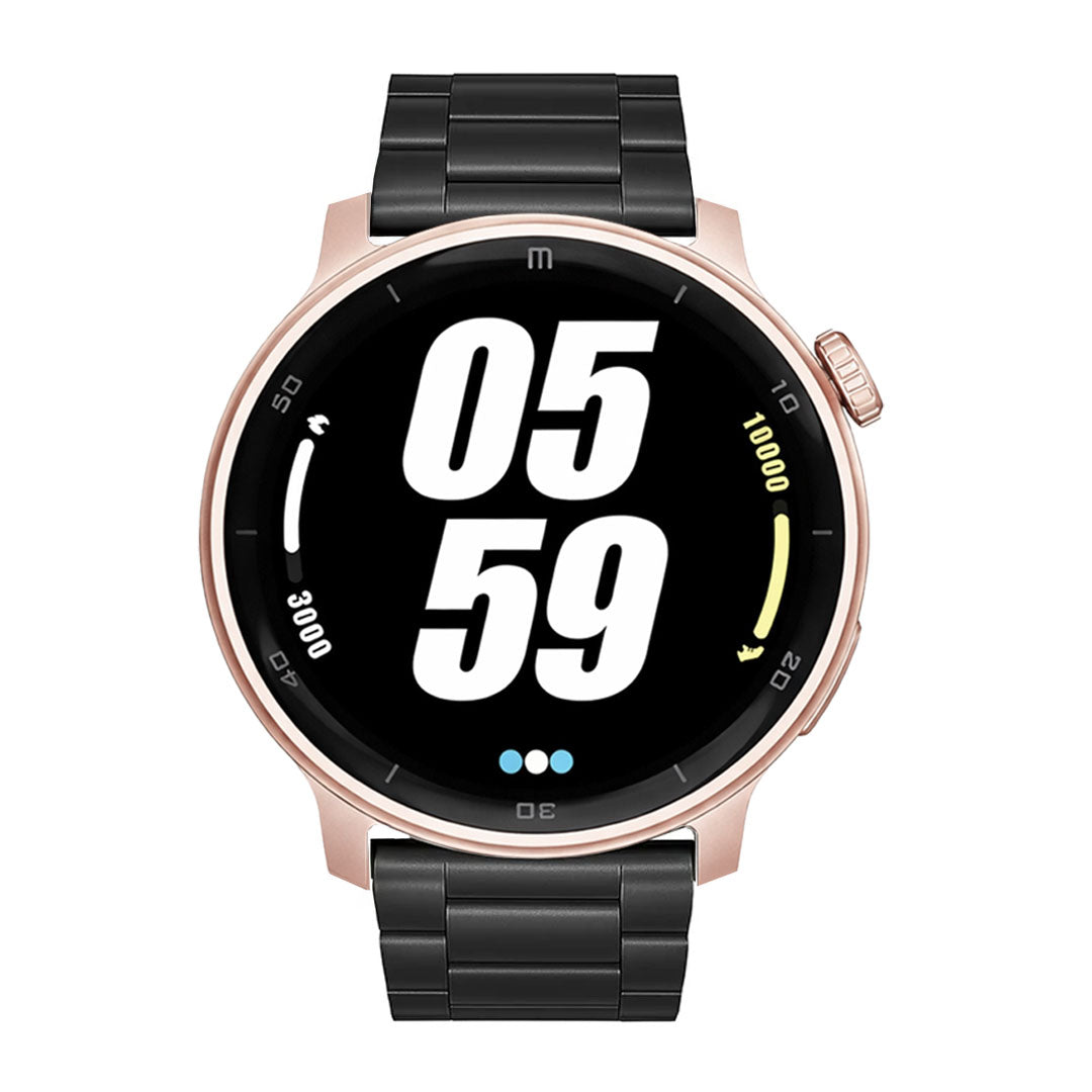 RELOJ T8 ROSA + PULSERA INOX X4-1
