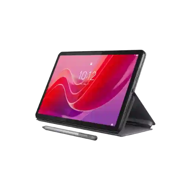 Lenovo Tab - 10.1" WUXGA (1920x1200) - Android 14 or Later - MediaTek Helio G85 - 4GB Soldered LPDDR4x - 128GB eMMC 5.1 - Luna Grey + Folio Case-1