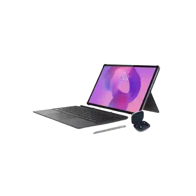 Lenovo Idea Tab - 11" - 2560 x 1600 - Android 15 or Later - Dimensity 6300 - Luna Grey - Keyboard + Tab Pen + E310 Earb-1