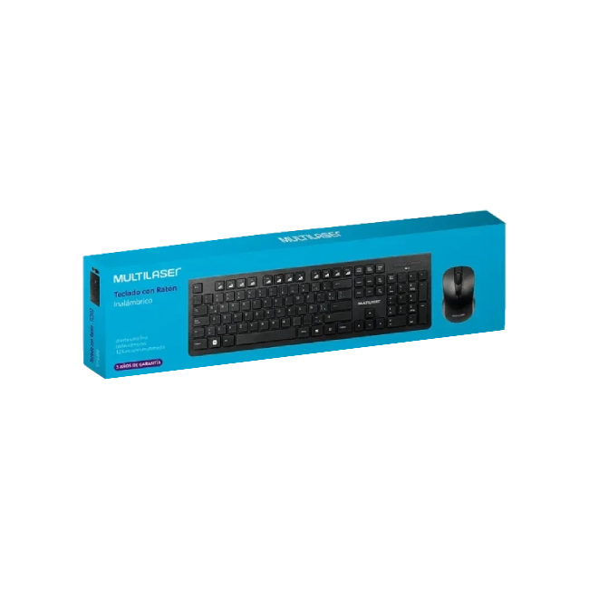 COMBO TECLADO MULTIMEDIA Y MOUSE WIRELESS USB