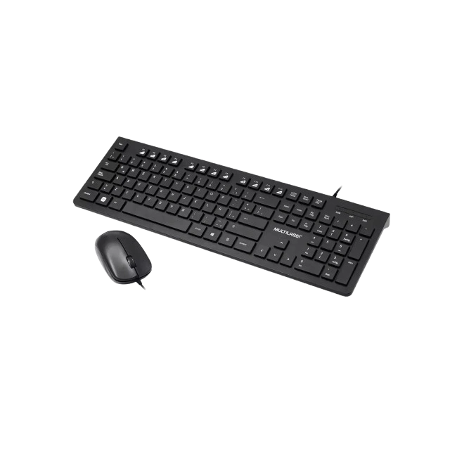 Kit Teclado/Mouse USB Español (Ñ) Multilaser Negro TC503 alámbrico-4