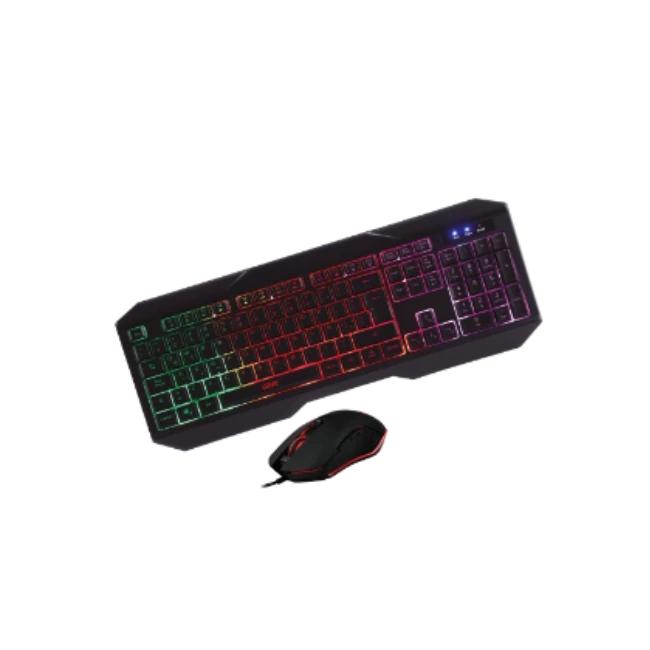 COMBO TECLADO  MOUSE GAMER 2400 DPI ILUMINACION  LED -TC505-4