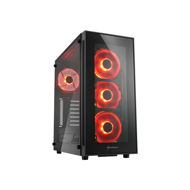Case Sharkoon Gamer TG5 Rojo 4044951020560