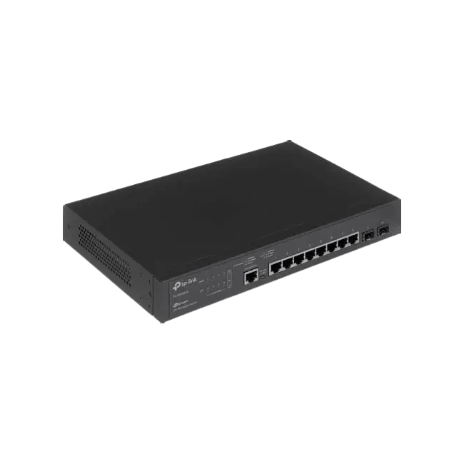 Switch TP-Link TL-SG3210 Administrable L2 de 8 Puertos Gigabit con 2 Ranuras SFP JetStream