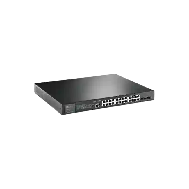 Switch TP-Link TL-SG3428  Administrable L2 de 24 Puertos Gigabit con 2 Ranuras SFP JetStream-4