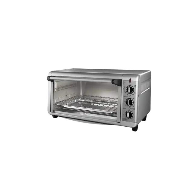 Horno Tostador Black+Decker TO3260XSBD 1500 Watts Capacidad 6 Rebanadas Sistema de Conveccion