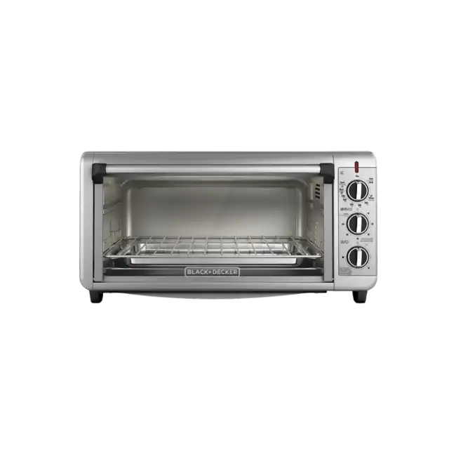 Horno tostador Black+Decker TO3265XSS-LA Funcion Freidora de Aire Capacidad 8 Rebanadas-1