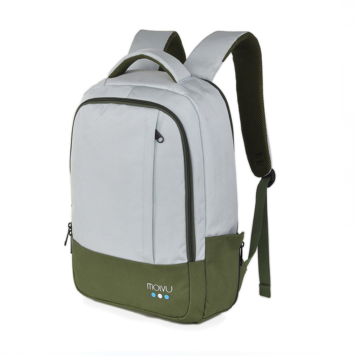 Mochila U2 Verde con Celeste-1