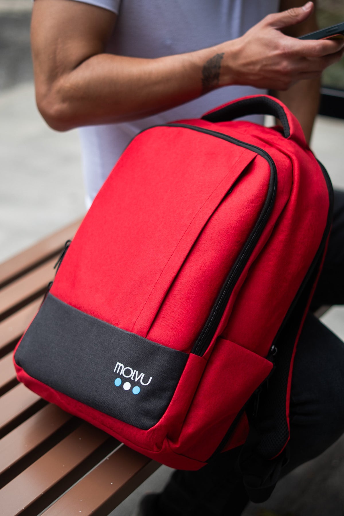 Mochila U2 Roja-17