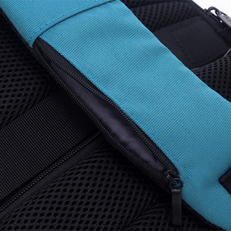 Mochila U2 Celeste Negro-10
