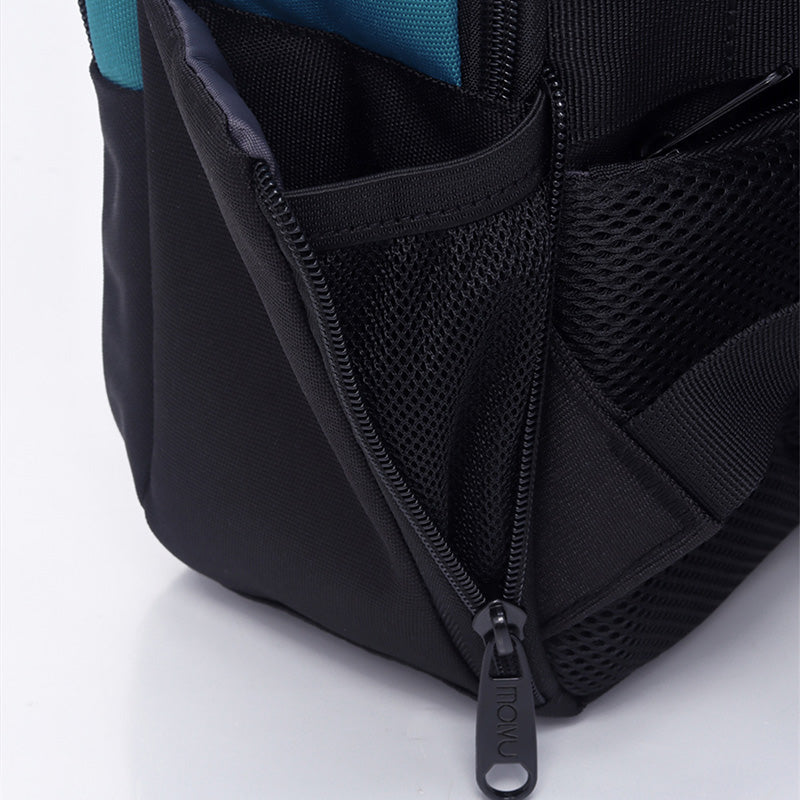 Mochila U2 Celeste Negro-8