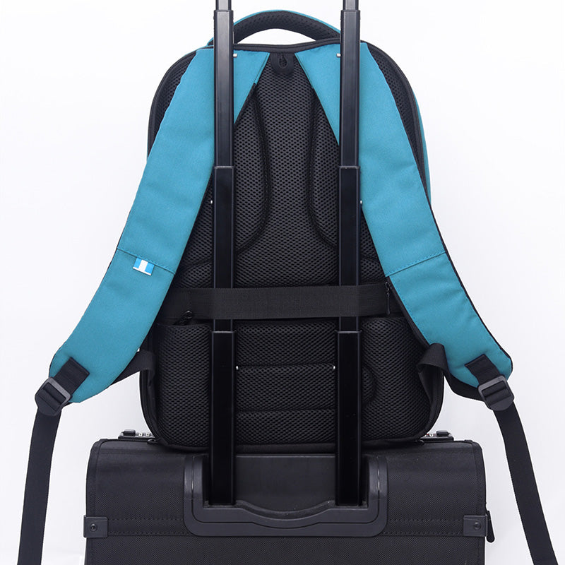 Mochila U2 Celeste Negro-6