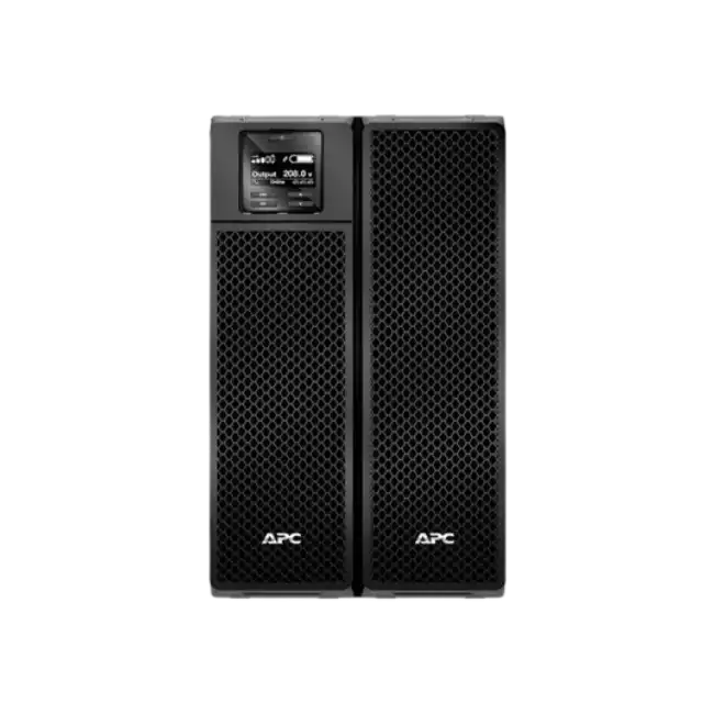 APC Smart-UPS On-Line 10000VA - UPS - CA 208 V - 10 kW - 10000 VA - Ethernet 10/100, RS-232, USB - conectores de salida: 7 - negro - para P/N: SRT5KRMTF, SRT5KTF-1
