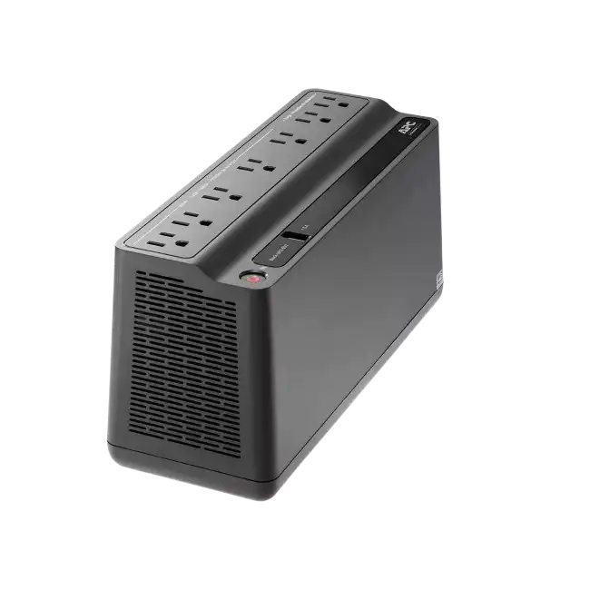 APC Back-UPS BE600M1-LM - UPS - CA 120 V - 330 vatios - 600 VA - USB - conectores de salida: 7