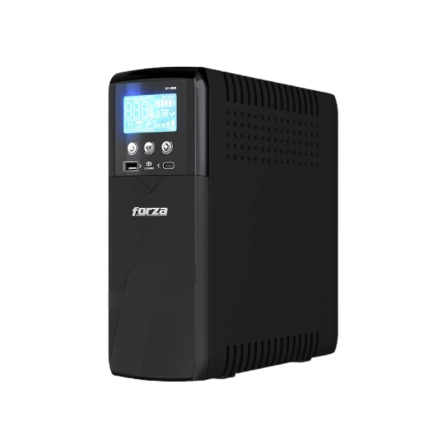 Forza - UPS - Line interactive - 600 Watt - 1000 VA - AC 110/120 V - 10-NEMA USB 1A/1C-4