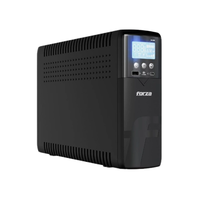 Forza - UPS - Line interactive - 900 Watt - 1500 VA - AC 110/120 V - 10-NEMA USB 1A/1C-2