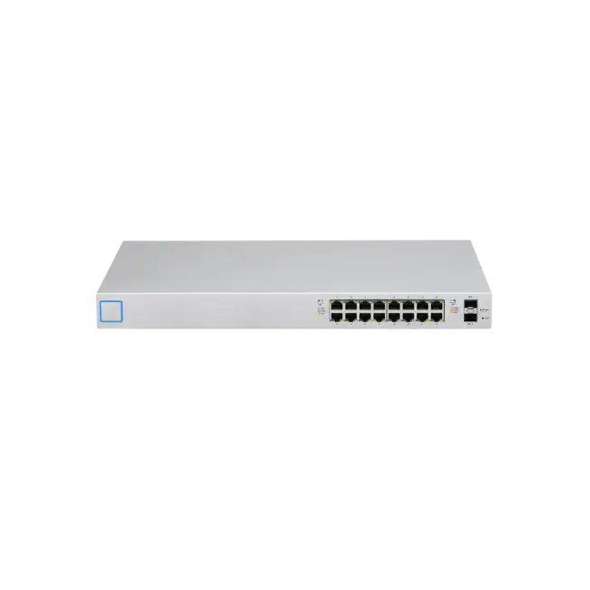 Switch Ubiquiti USW-16-POE UniFi Gestionado 16 x 10/100/1000 (8 PoE+) + 2 x Gigabit SFP-1