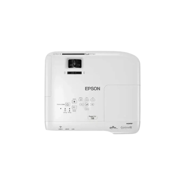 Proyector Epson PowerLite 118 3,800 lúmenes | XGA | HDMI X2