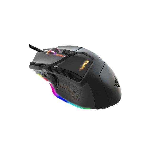 Mouse Patriot Viper Gaming V511 RGB Optical USB 6200 DPI Color Negro-2