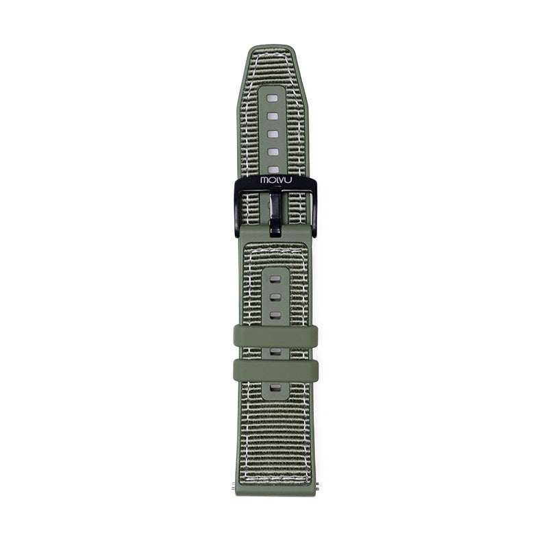 Reloj T8 Gris + Pulsera verde c/bordado-6