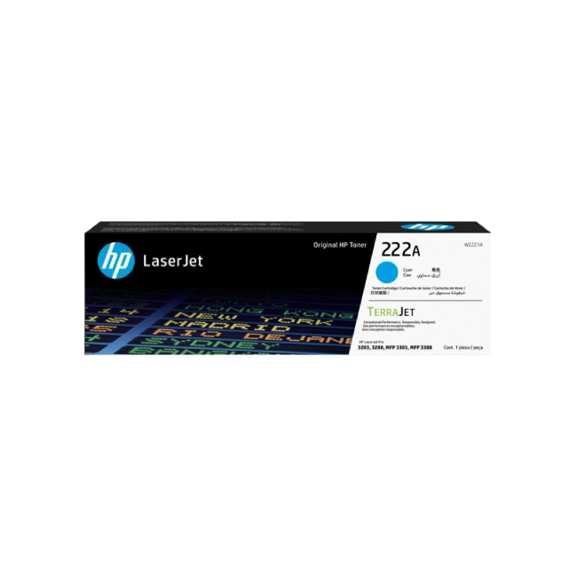 HP 222A Cyan LJ Toner Cartridge-2