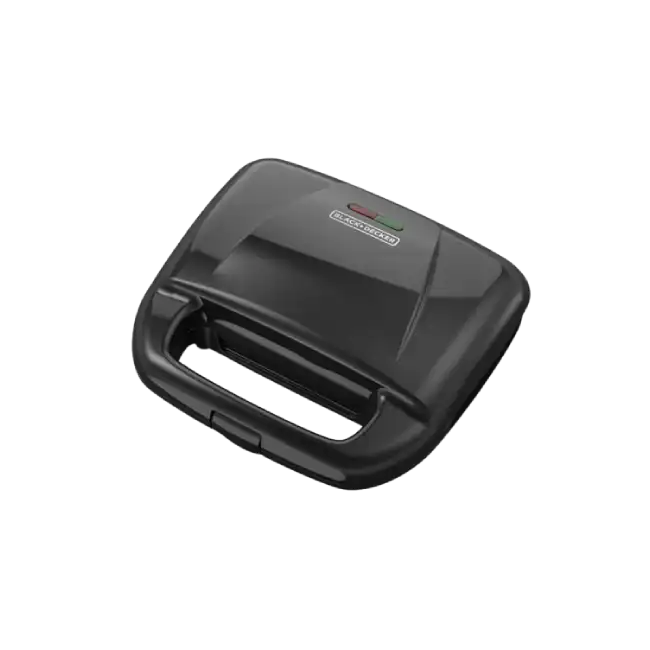 Waflera Black+Decker WM120B 2 Porciones Color Negro-4