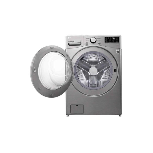 Lavadora Carga Frontal LG WM20VV26W 20 Kg Color Plateado-2
