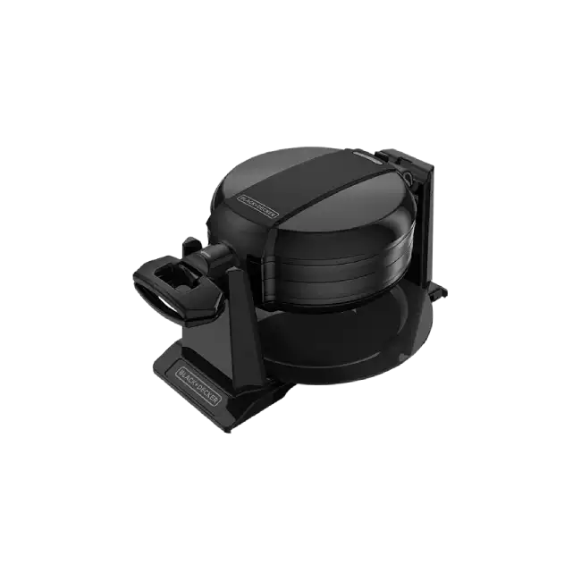 Waflera Black+Decker WMD200B Doble Platos de Coccion 8 Prociones Color Negro-1