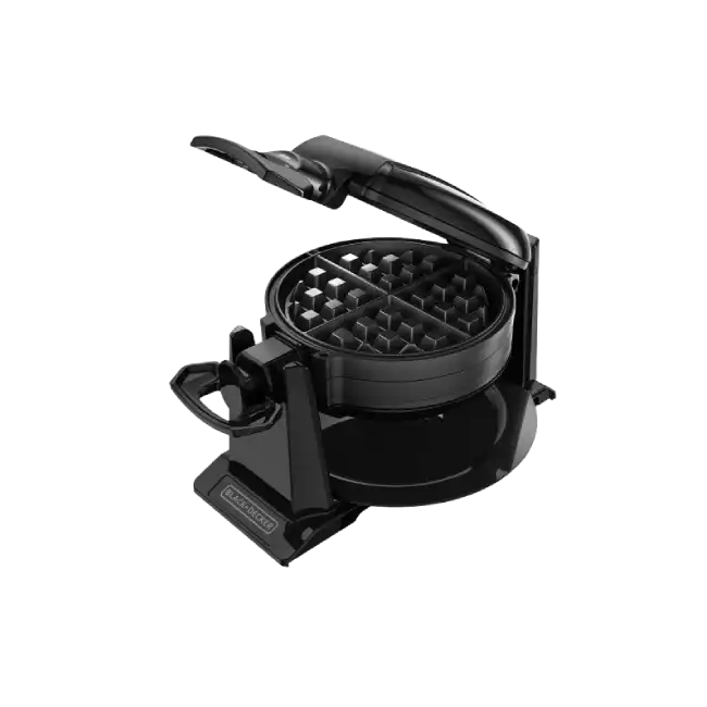 Waflera Black+Decker WMD200B Doble Platos de Coccion 8 Prociones Color Negro-4