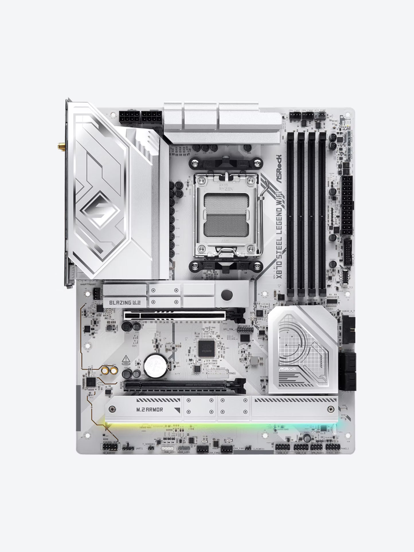 TARJETA MADRE ASROCK X870 STEEL LEGEND WIFI AM5 ATX DDR5-1