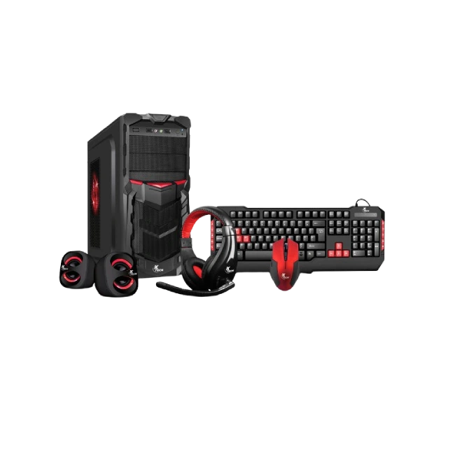 CASE-PC GAMING XT-GMR-S TW TE/MO/BO/HE NEGRO/ROJO XTECH-1