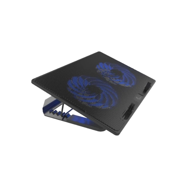 Base con Ventilador Para Laptop Xtech XTA-155 15.6" Luz Led Azul-3